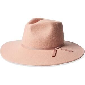 Brixton Sara Felt Women's Fedora Hat Blush One Size NWT